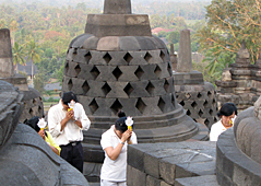 Borobudur is still in use