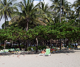 Relaxing at Senggigi Beach