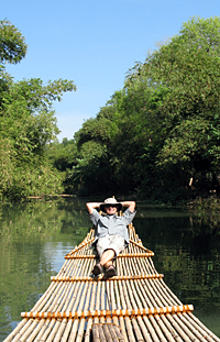 Enjoying life on the Meninting River