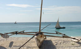 At Kendwa Rocks, Zanzibar