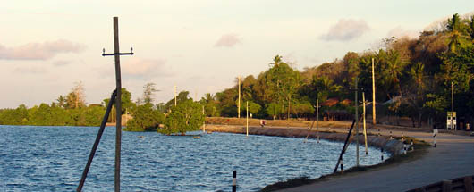 The inner bay (or lagoon) at Mikindani