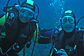 Happy divers